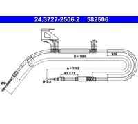 Handbrake cable 24.3727-2506.2 ATE for SKODA SUPERB I