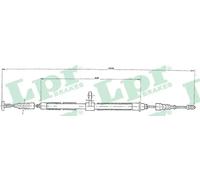 Handbrake cable Disc Brake C0019B LPR for ALFA ROMEO 156 GT 156 Sportwagon