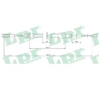 LPR C0101B Handbrake cable