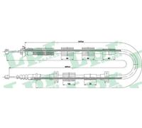 LPR C0223B Handbrake cable