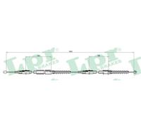 Handbrake cable Disc Brake C0552B LPR for OPEL CORSA C