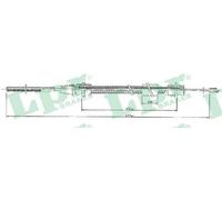 LPR C0631B Handbrake cable