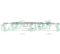 CABLE PULL PARKING BRAKE C0898B FOR VW CARAVELLE/EUROVAN/IV/Bus/TRANSPORTER/Mk