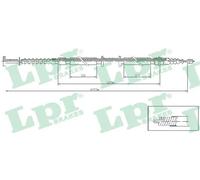 LPR C1238B Handbrake cable