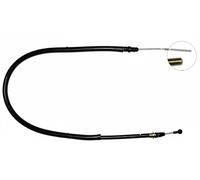 Left Handbrake Cable A.B.S. K16777 for Peugeot/Citroen/Fiat/Lancia 807/C8/Ulysse