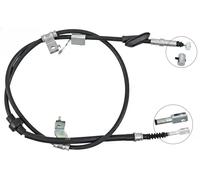 Handbrake cable Disc Brake K19825 A.B.S. for HONDA CIVIC VI Fastback