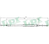 LPR C0623B Handbrake cable