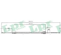 LPR C0812B Handbrake cable