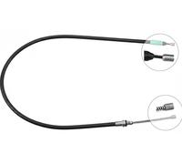 Handbrake cable Drum Brake K13915 A.B.S. for SMART ROADSTER ROADSTER Coupe