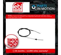 Handbrake Cable fits FIAT PUNTO 199 1.2 Rear Left 2012 on Hand Brake Parking New
