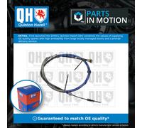 Handbrake Cable fits FIAT STILO 192 1.9D Rear Left 01 to 08 Hand Brake Parking