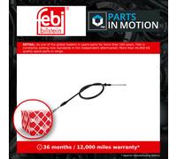 Handbrake cable Front 109092 FEBI BILSTEIN for RENAULT OPEL NISSAN
