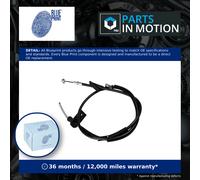 Blue Print Handbrake Cable Right Rear fits Opel Suzuki Vauxhall