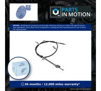 Handbrake Cable fits TOYOTA AURIS ZZE150 1.4 Rear Right 07 to 12 4ZZ-FE Quality