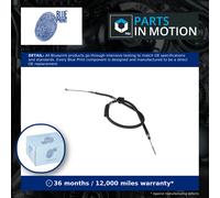 Handbrake Cable fits TOYOTA HI-ACE Mk4, Mk5 2.5D Front 2001 on 2KD-FTV Quality