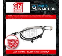 Handbrake Cable fits VAUXHALL VECTRA C 1.9D Rear Left or Right 02 to 08 Febi New