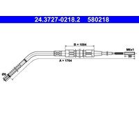 Handbrake Cable For BMW 3 90-98 34411159048
