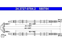 Handbrake Cable For Chevrolet ASTRA Vauxhall ZAFIRA 98-11 13153655