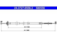Handbrake Cable For Fiat PANDA 03-13 51708686