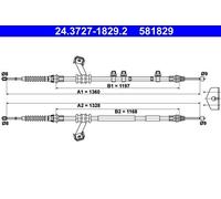 Handbrake Cable For Mazda 2 07-15 D651-44-400D