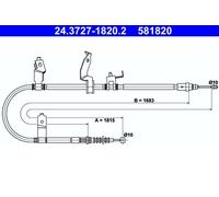 Handbrake Cable For Mazda 5 05-10 C236-44-410C