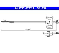 Handbrake Cable For Nissan QASHQAI Renault KOLEOS 06-14 36402-JD00A