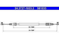 Handbrake Cable For Renault LAGUNA 93-01 7700823690