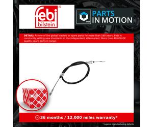 Handbrake Cable Front 109097 Febi Hand Brake Parking 4745V7 1337455080 Quality