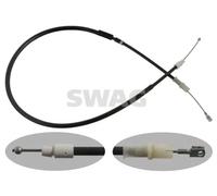 Handbrake cable Left Rear 10 93 7272 SWAG for MERCEDES-BENZ VW