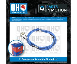 Handbrake Cable Rear BC3652 Quinton Hazell Hand Brake Parking 13157062 Quality