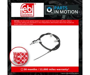 Handbrake Cable Rear Left 193511 Febi Hand Brake Parking 5976007000 5976007010