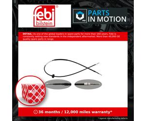 Handbrake Cable Rear Left 48304 Febi Hand Brake Parking 8E0609721AQ 8E0609721AS