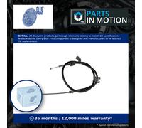 Handbrake Cable Rear Left ADS74637 Blue Print Hand Brake Parking 26051FA130 New