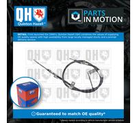 Handbrake Cable Rear Left BC2795 Quinton Hazell Hand Brake Parking 365314F100