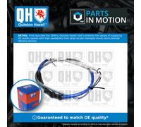 Handbrake Cable fits FIAT GRANDE PUNTO 199 1.4 Rear Left 2005 on Hand Brake QH