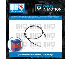 Handbrake Cable Rear Left BC4124 Quinton Hazell Hand Brake Parking 1510211 New