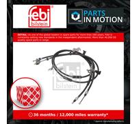 Handbrake Cable Rear Left or Right 192644 Febi Hand Brake Parking 1808663 New