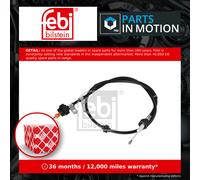 Handbrake Cable Rear Right 176816 Febi Hand Brake Parking LR018469 Quality New