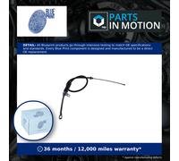 Handbrake Cable Rear Right ADA104607 Blue Print Hand Brake Parking K04721028AI