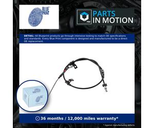 Handbrake Cable Rear Right ADG046128 Blue Print Hand Brake Parking 597701C000