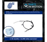 Handbrake Cable Rear Right ADG046253 Blue Print Hand Brake Parking 597704H300