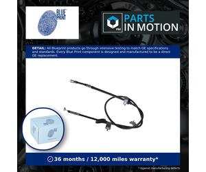 Handbrake Cable Rear Right ADH246138 Blue Print Hand Brake Parking 47510ST3E11
