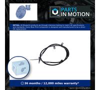 Handbrake Cable Rear Right ADH246152 Blue Print Hand Brake Parking 47510S1AE01