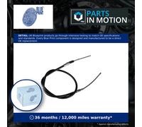 Rear Right Brake Cable Fits Nissan Cabstar III Blue Print ADN146262