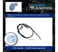 Handbrake Cable Rear Right ADN146322 Blue Print Hand Brake Parking 36530EB600