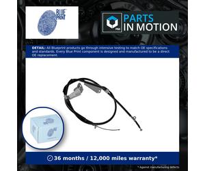 Handbrake Cable Rear Right ADN146322 Blue Print Hand Brake Parking 36530EB600