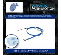 Handbrake Cable Rear Right ADN146348 Blue Print Hand Brake Parking 36530JD00A