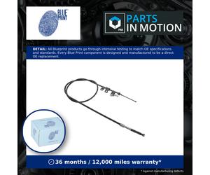 Handbrake Cable Rear Right ADT346347 Blue Print Hand Brake Parking 4642002090