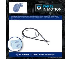 Handbrake Cable Rear Right ADT346381 Blue Print Hand Brake Parking 4642012700
