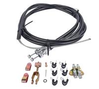 Handbrake Cable, Universal Fit Emergency Brake Replacement Cable for Internal Drum Brakes, Compatible with Cars, Trucks and Vans for DIY and Professional Installation